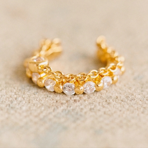 Sezane Loris Gold Earrings - Picture 3 of 4